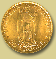 20kr gull 1910