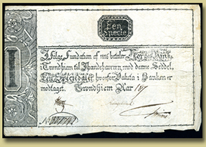 norsk seddel 1817