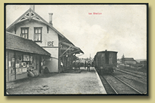 jernbanepostkort Ise stasjon