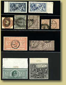 frimerkesamling fra England