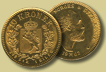 10 kr gull 1902