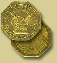 50 dollar gull 1851