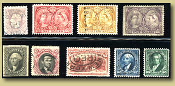 samling frimerker USA